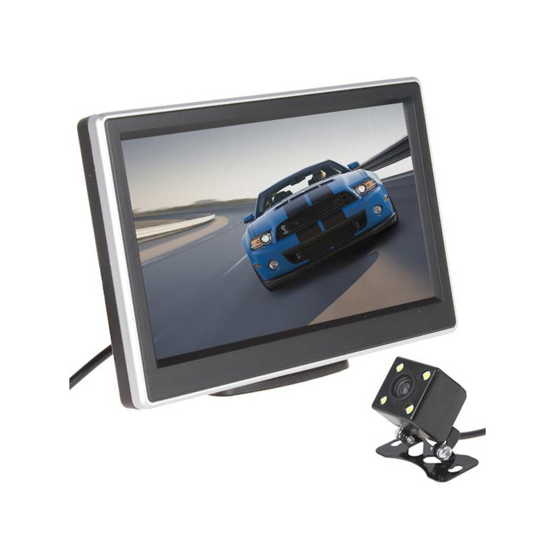 Super Bil Övervaka 5 Tum 480 X 272 Pixel Tft Lcd Övervaka Färg Bil Bak Se Övervaka 420 Tv Rader Natt