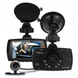 Bil Dvr Dubbel Kamera Full Hd 1080p 2