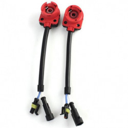 2pcs D2s D2c C2r D4s D4c D4r Xenon För GÖmde Sig Glödlampa Uttag Tråd Plugg Kabel Adapter Omvandlare