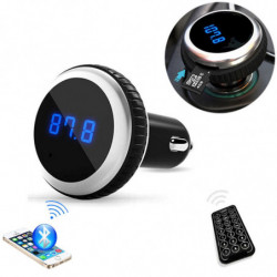Bil Mp3 Spelare Blåtand Fm Sändare Audio Med Trådlös Avlägsen Kontrollera Modulator Fm Bil Handsfree
