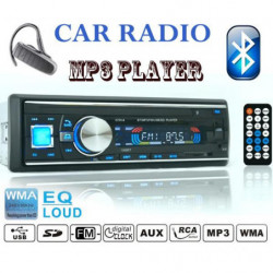12v Bil Stereo Fm Radio Mp3 Audio Spelare Stöd Blåtand Telefon Med Usb Sd Mmc Chevrolet Vw Mazda Bil