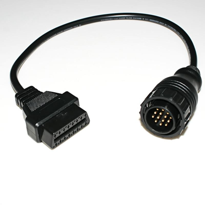 För Mercedes För Benz Sinter 14 Stift Till 16 Stift Obd 1 2 Diagnostisk Scanner Connector Kabel