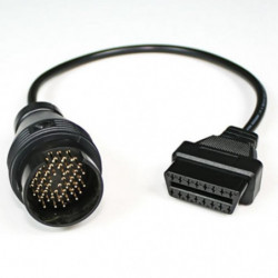Hög Quanlity Connector Obd 2 För Mercedes För Benz 38pin Till 16pin Kvinna Obd2 Adapter Diagnostik