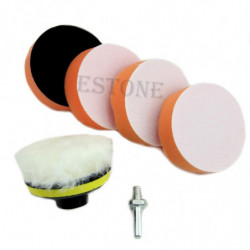 6pcs 75mm 3 Inch Hög Brutto Putsning Polering Vaddera Utrustning För Bil Putsare Buffert