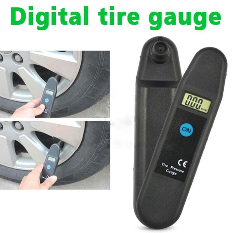 Digital Lcd Visa Noggrannhet Hjul Däck Luft Tryck Mätare Däck Testare Fordon Motorcykel Bil 5150 Psi