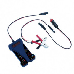 Motopower MÖrk BlÅ 12v Smart Digital Batteri Testare Voltmeter Generator Analysator Lcd Och Led Visa