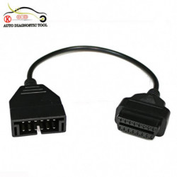 Obd 2 Cbale För Gm Daewoo 12 Till 16 Stift Obd 2 Connector Adapter Bil Diagnostisk Verktyg Kabel Connector