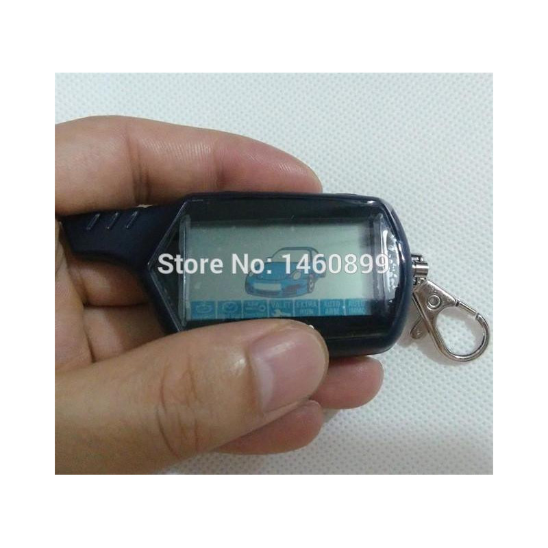 2vägs Lcd Avlägsen Kontroller Keychain Ckel Fob Kedja Kompatibel Med Fordon Säkerhet Två Sätt Bil