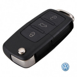 Hopfällbar Bil Avlägsen Flip Ckel Skal Fall Fob För Volkswagen Vw Jetta Golf Passat Skalbagge Polo