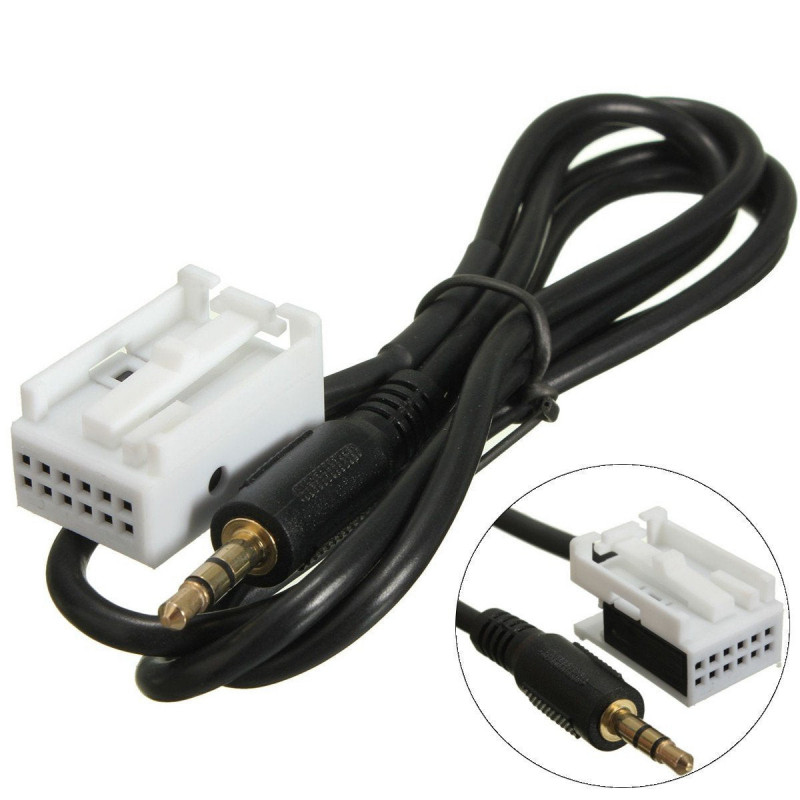 Varumärke Aux I Audio Inmatning Kabel Adapter För Vw Touran Tiguan Golf Rcd510 Rcd310 Rns510