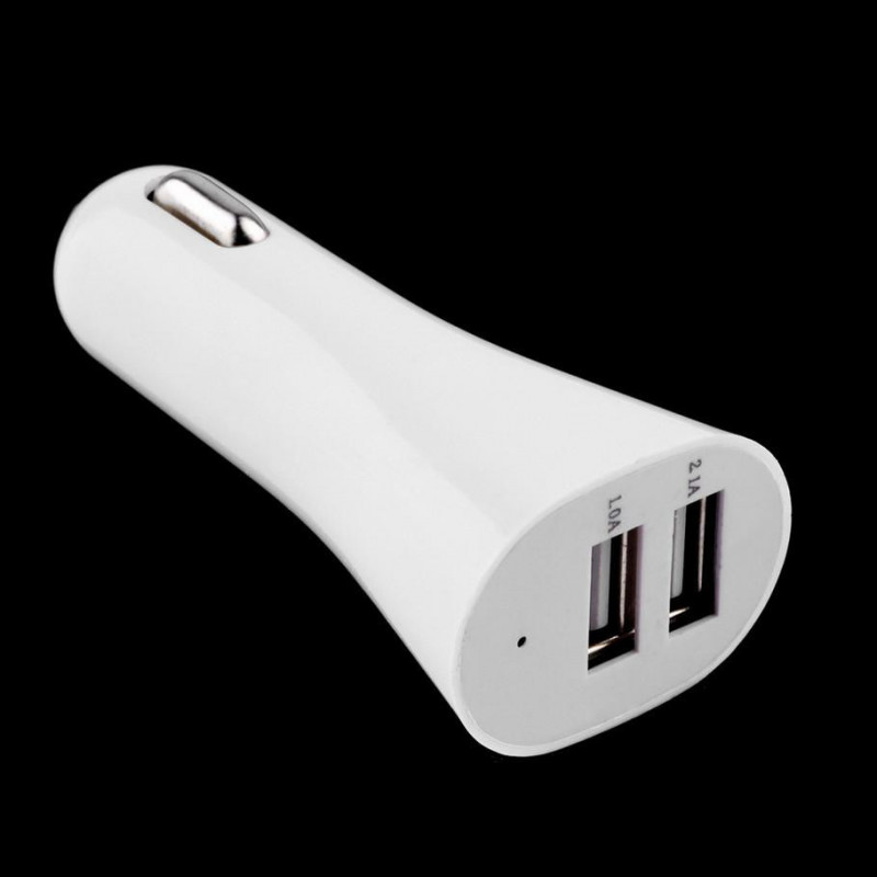 Universell 3 1a Dubbel Usb Bil Laddare Mini Bil Laddare Adapter För Iphone Ipad Ipod