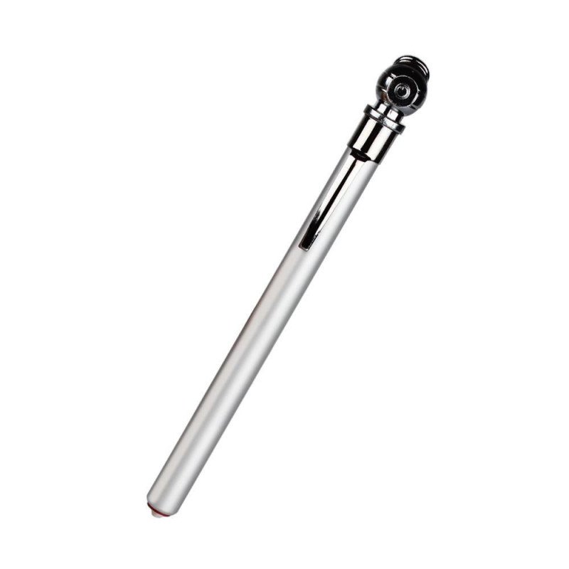 Bil Däck Luft Tryck Testa Meter Penna Form Silver 550 Psi Hållbar Bärbar Motorcykel Däck Tryck Mätare