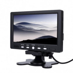 Pumpa 7 Tum Lcd Färg Visa Skärm Bil Bak Se Dvd Videobandspelare Övervaka 7 Ir Led Lights Natt Syn