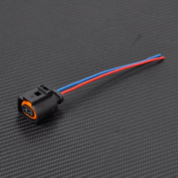 1j0973702 Elektrisk Sele 2 Stift Connector Plugg Ledningar För Vw Audi A4 A6 A8 Q5 Q7 2004 2009 1j0