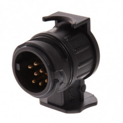 12v 13 Till 7 Pins Plugg Adapter Koppar Elektrisk Omvandlare Lastbil Trailer Connector Lämplig För