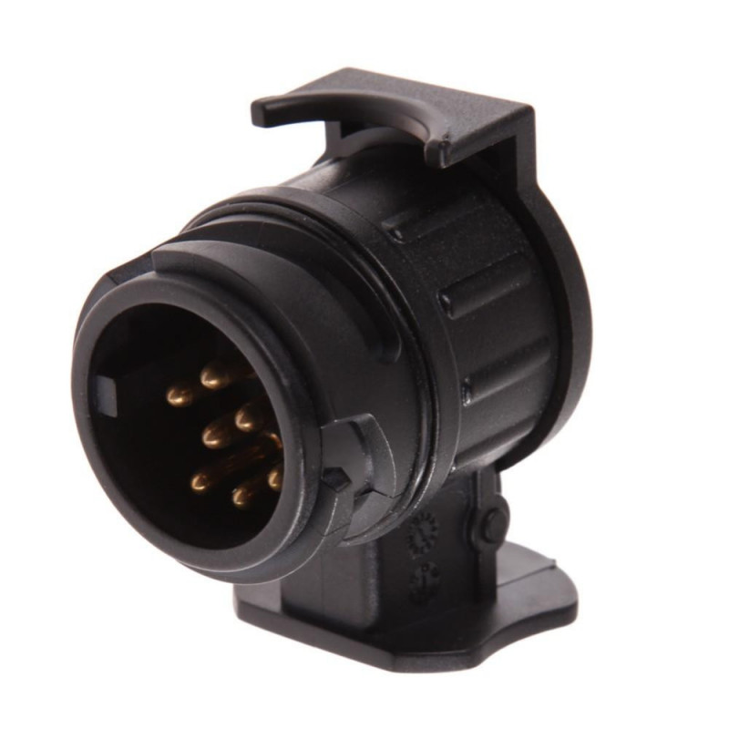 12v 13 Till 7 Pins Plugg Adapter Koppar Elektrisk Omvandlare Lastbil Trailer Connector Lämplig För