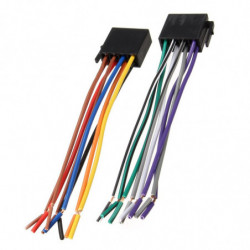 Universell Tråd Sele Adapter Connector Kabel Radio Ledningar Connector Plugg För Bil Bil Stereo Systemet