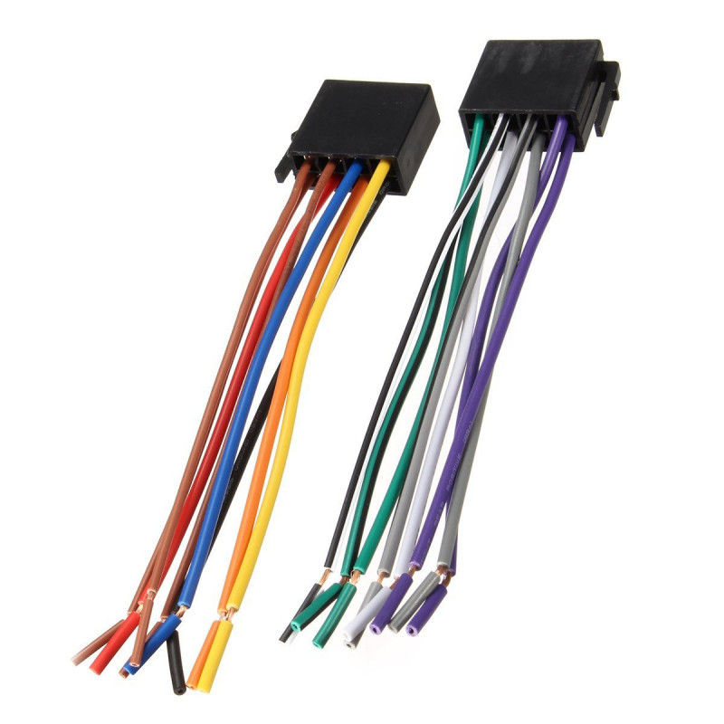 Universell Tråd Sele Adapter Connector Kabel Radio Ledningar Connector Plugg För Bil Bil Stereo Systemet
