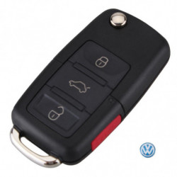 Flip 3 1 Knappar 4 Knappar Avlägsen Bil Ckel Fall Skal För Volkswagen Vw Golf 4 5 6 Passat B5 B6 Polo