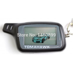 X5 Lcd Avlägsen Kontrollera Ckel Fob Kedja För Fordon Säkerhet Två Sätt Bil Larm Systemet Tomahawk