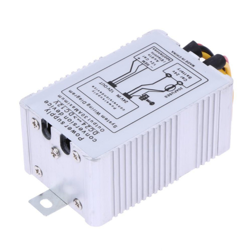 24v Till 12v Dcdc Bil Kraft Tillförsel Inverter Omvandlare Omvandling Anordning 30a Bil Verktyg E A