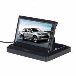 5 Tum Vikbar Bil Övervaka 2w Tft Lcd Folable Bil Bakåtsikt Övervaka Idash För Säkerhetskopiering