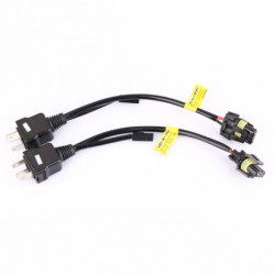 2pcs Lätt Relä Sele För H4 9003 Hej Lo Bixenon GÖmde Sig Lampor Ledningar Controllers