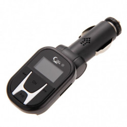 Trådlös Handsfree Bil Utrustning Fm Sändare Med Lcd Visa Minne Kort Mp3 Spelare Avlägsen Kontroller