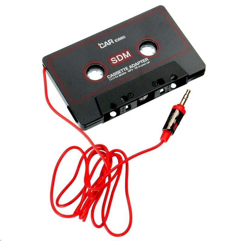 Aste Bil Kassett Tejp Adapter Kassett Mp3 Spelare Omvandlare För Ipod För Iphone Mp3 Aux Kabel Cd Spelare
