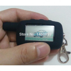 2vägs Lcd Avlägsen Kontrollera Ckel Fob Kedja Keychain Skön Silikon Hud Kompatibel Med Två Sätt