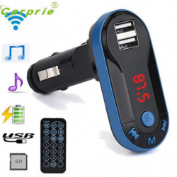 Blåtand Trådlös Fm Sändare Mp3 Spelare Handsfree Bil Utrustning Usb Tf Sd Avlägsen Nr25