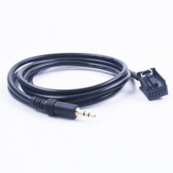 Audew Cd 6000 Aux Audio Inmatning Adapter Förbindelse Kabel För Vadställe Bil 3