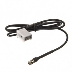 3 5mm Kvinna Aux Kabel Audio Mp3 Adapter För Vw Volkswagen Rcd510 Rcd300 Rcd310 Octavia Golf Tiguan