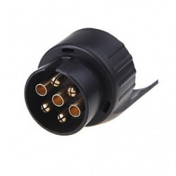Edfy 7 Till 13 Stift Adapter Trailer 12v Husvagn Lastbil Dragkrok Bogsering Elektrisk Omvandlare N Typ