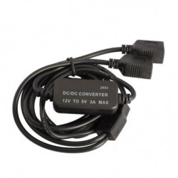 12v Till 5v 3a 15w Dubbel Usb Bil Laddare Omvandlare Dcdc Bock Omvandlare Steg Ner Modul För Bil Bil