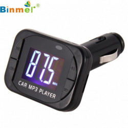 Topp Kvalitet Mp3 Spelare Trådlös Fm Sändare Modulator Bil Utrustning Usb Sd Mmc Lcd Avlägsen Juni