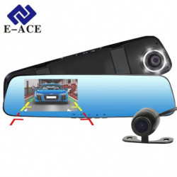 Eace Full Hd 1080p Bil Dvr Kamera Spegel Med Dubbel Lins Video Recorder Bil Dvr Bakåtsikt Kameror 6