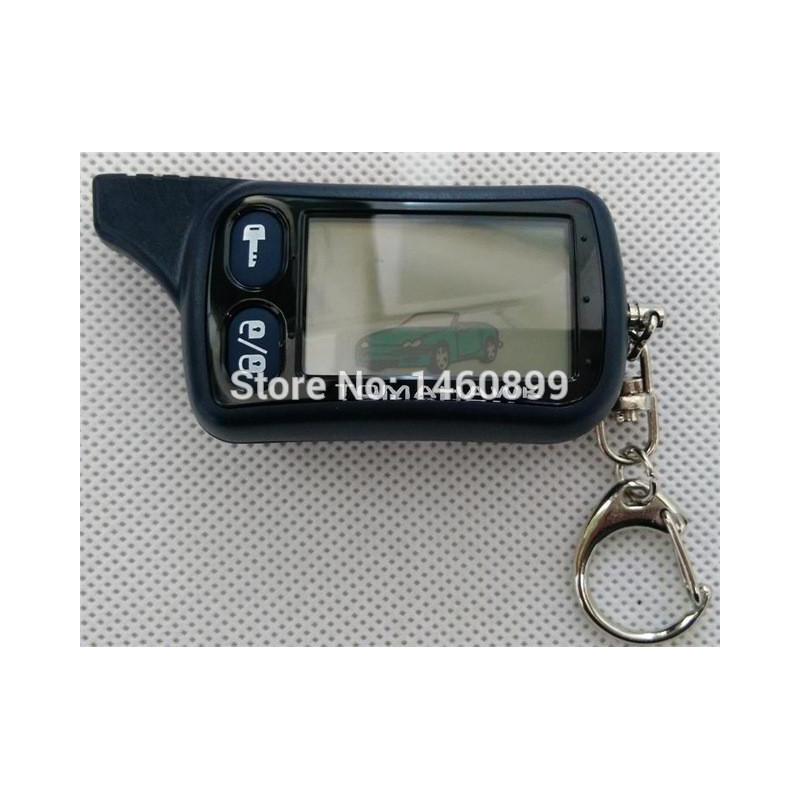 Tomahawk Tz9010 Lcd Avlägsen Kontroller Keychain Tz9010 Ckel Kedja Fob För Fordon Säkerhet 2vägs