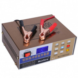 Smart Bil Batteri Laddare Intelligent Puls Reparera Typ Ansvarig 110v 220v Full Automatisk Elektrisk