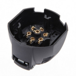 Lastbil Spår Universell 7 Stift Runda Plugg Kvinna Kabel Connector För Husvagn Trailer Båt