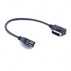 Bil Media Gränssnitt Ami Till Usb Audio Kabel Adapter För Vw Audi A3 A6 A8 Q3 Q5 Q7