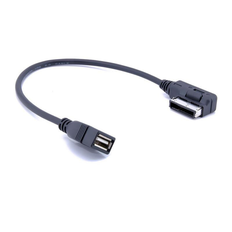 Bil Media Gränssnitt Ami Till Usb Audio Kabel Adapter För Vw Audi A3 A6 A8 Q3 Q5 Q7