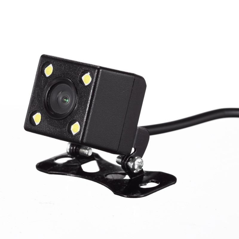 4 Led Lampor Omvänd Kamera Natt Syn Hd Cdd Bak Se Camara Lins 2 5mm Jack Med 6 Miters Kabel För Bil