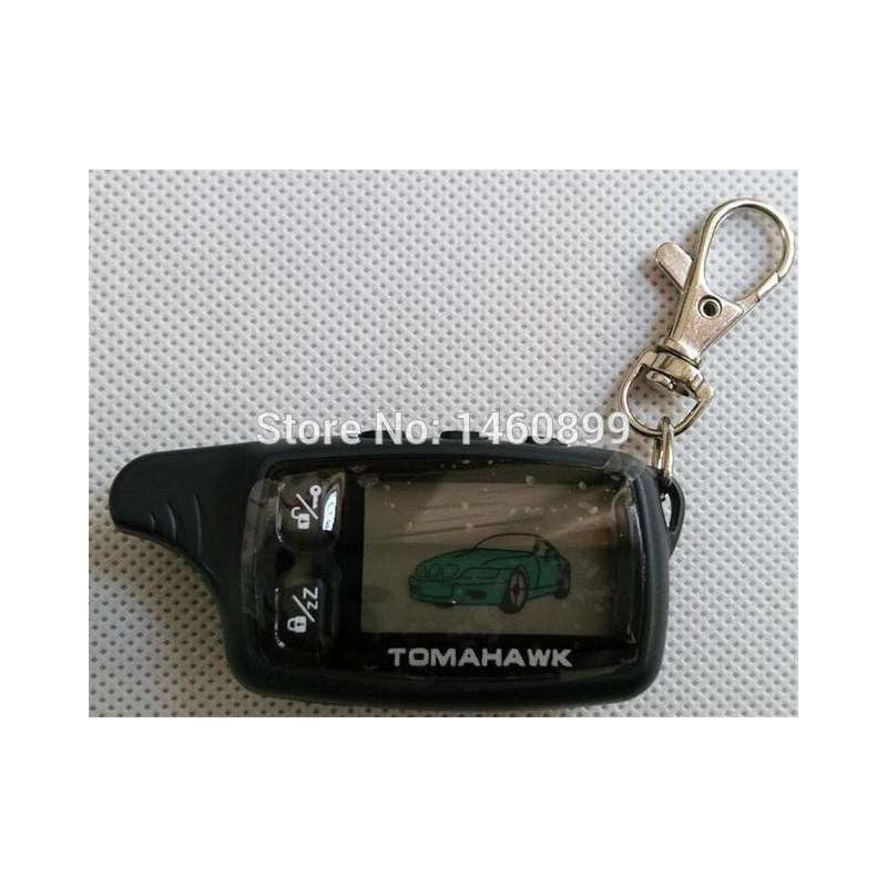 Tw 9030 Lcd Avlägsen Kontroller Ckel Fob Kedja För Tomahawk Tw9030 Två Sätt Bil Larm Systemet Ryska