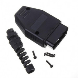 16 Stift Obd 2 Obdii Manlig Connector Plugg Adapter Ledningar Connector Diagnostisk Verktyg