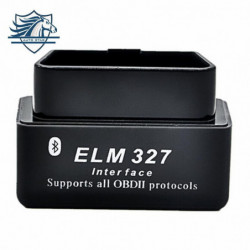 Super Blåtand Mini Elm327 Ssist Senast Alm 327 V1 5 Obd2 Obdii Svart Bil Koda Scanner Verktyg
