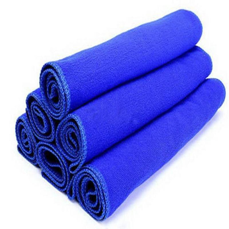 Rengöring Handduk Bil Styling 30 X 30cm Mjuk Microfiber Rengöring Handduk Bil Bil Tvätta Torr Rena