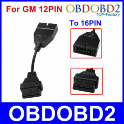 Aste Obd Obd2 Connector För Gm 12 Stift Adapter Till 16pin Diagnostisk Kabel För Gm 12pin För Gm Fordon