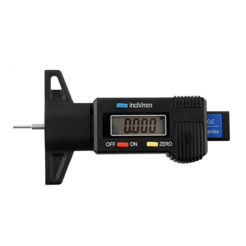 Bil Däck Digital Däck Trampa Djup Testare Mätare Meter Mätinstrument Motorcykel Trucks