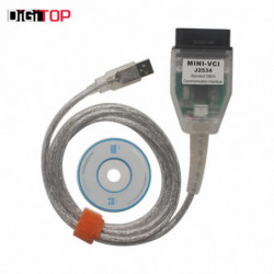 Aste Mini Vci För Toyota Enda Kabel Stöd För Toyota Tis Oem Diagnostisk Ogramvara Hög Estanda Med